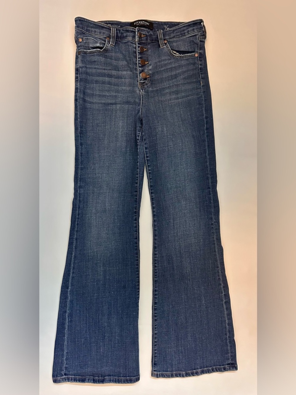 Liverpool Women's Dark Blue Bootcut Jeans